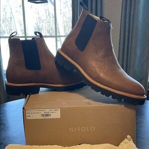Nisolo Men's Tobacco Chelsea Boots